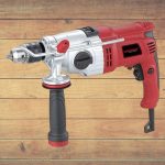 Elektromos ütvefúró, Worcraft ID-1050, ezüst/piros, 1050 W, 16 mm tokmány, kétfokozatú, 0-1100 / 0-2800 fordulat/perc, jobb-bal forgás