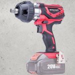 Akkumulátoros ütvecsavarozó, Worcraft CIW-S20Li ShareSYS, piros/fekete, 350 Nm, 0-2200 fordulat/perc, 20 V Li-Ion, dugókulcsokkal, akkumulátor és töltő nélkül