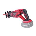 Akkumulátoros orrfűrész, Worcraft CSS-S20Li ShareSYS, piros/fekete, 4 Ah 20 V Li-Ion, 0-3000 löket/perc, lökethossz: 26 mm, akkumulátor és töltő nélkül