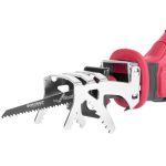 Akkumulátoros orrfűrész, Worcraft CSS-12Li, piros/fekete, 2 x 2,0 Ah 12 V Li-Ion,  0-2700 löket/perc, lökethossz: 20 mm, akkumulátorral, töltővel