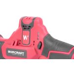 Akkumulátoros orrfűrész, Worcraft CSS-12Li, piros/fekete, 2 x 2,0 Ah 12 V Li-Ion,  0-2700 löket/perc, lökethossz: 20 mm, akkumulátorral, töltővel