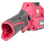 Akkumulátoros orrfűrész, Worcraft CSS-12Li, piros/fekete, 2 x 2,0 Ah 12 V Li-Ion,  0-2700 löket/perc, lökethossz: 20 mm, akkumulátorral, töltővel