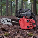 Benzinmotoros láncfűrész, Worcraft GCS26-10A, piros/fekete, 750 W, vezetősín: 25,4 cm, üzemanyagtartály: 230 ml, 160 ml olajtartály