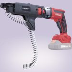 Akkumulátoros gipszkartoncsavarozó, Worcraft CDIS-S20LiB ShareSYS, piros/fekete, 20 V Li-Ion, akkumulátor és töltő nélkül