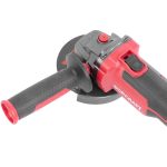 Akkumulátoros sarokcsiszoló, Worcraft CAG-S20LiBH ShareSYS, piros/fekete, 115 mm, 20 V Li-Ion, 8500 fordulat/perc, gyorskioldó, akkumulátorral és töltővel, kofferben