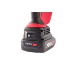 Akkumulátoros láncfűrész, Worcraft CHS-S20LiBP ShareSYS, piros/fekete, mini, 2-4 Ah 20V Li-Ion, vezetősín: 15 cm, 7,5 m/s láncsebesség, 40 ml olajtartály, akkumulátor és töltő nélkül