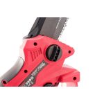 Akkumulátoros láncfűrész, Worcraft CHS-S20LiBP ShareSYS, piros/fekete, mini, 2-4 Ah 20V Li-Ion, vezetősín: 15 cm, 7,5 m/s láncsebesség, 40 ml olajtartály, akkumulátor és töltő nélkül