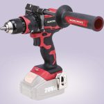 Akkumulátoros fúró-csavarozó, Worcraft CHD-S20LiBH ShareSYS, piros/fekete, 100 Nm, 0-2000 fordulat/perc, 20 V Li-Ion, akkumulátor és töltő nélkül