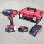 Akkumulátoros ütvecsavarozó, Worcraft CIW-S20LiB-1800 ShareSYS, fekete/piros, 850 Nm, 0-1650 fordulat/perc, 0-1800 ütés/perc, 20 V Li-Ion, 2 × 4,0 Ah, akkumulátorral és töltővel, hordtáskában