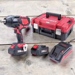 Akkumulátoros ütvecsavarozó, Worcraft CIW-S20LiB-1800 ShareSYS, fekete/piros, 850 Nm, 0-1650 fordulat/perc, 0-1800 ütés/perc, 20 V Li-Ion, 2 × 4,0 Ah, akkumulátorral és töltővel, hordtáskában