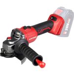 Akkumulátoros sarokcsiszoló, Worcraft CAG-S20LiBS-115 ShareSYS, piros/fekete, 115 mm, 20 V Li-Ion, 8500 fordulat/perc, gyorskioldó, akkumulátor és töltő nélkül