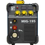 Inverteres hegesztőgép Strend Pro ST Weld MIG-195, kék/fekete, 230V, 40 - 190 A, kombinált, MIG / MMA, elektróda: 0,6 - 10,0 mm, huzal: 0,6 / 0,8 / 1,0 mm, 80% hatásfok