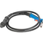 Hegesztőgép pisztoly, Strend Pro MIG-195 inverteres hegesztőgéphez, fekete, 300 cm kábellel