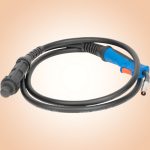 Hegesztőgép pisztoly, Strend Pro MIG-195 inverteres hegesztőgéphez, fekete, 300 cm kábellel