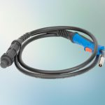 Hegesztőgép pisztoly, Strend Pro MIG-195 inverteres hegesztőgéphez, fekete, 300 cm kábellel