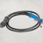 Hegesztőgép pisztoly, Strend Pro MIG-195 inverteres hegesztőgéphez, fekete, 300 cm kábellel