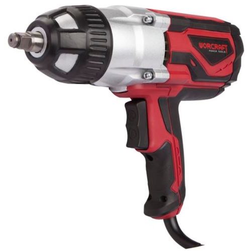 Elektromos ütvecsavarozó, Worcraft IW-1000A, piros/fekete/ezüst, 1020 W, 500 Nm, 230 V, 0-2600 fordulat/perc, 0-2700 ütés/perc