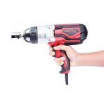 Elektromos ütvecsavarozó, Worcraft IW-1000A, piros/fekete/ezüst, 1020 W, 500 Nm, 230 V, 0-2600 fordulat/perc, 0-2700 ütés/perc