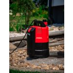 Elektromos búvárszivattyú, Strend Pro Garden MI550CW, piros/fekete, 550 W, 10 m kábel, maximális emelőmagasság: 8,5 m, 167 l/perc, IPX8, tiszta vízhez, úszókapcsolós