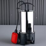 Elektromos búvárszivattyú, Strend Pro Garden MV1100, ezüst/fekete, 1000 W, 10 m kábel, maximális emelőmagasság: 8,5 m, 233 l/perc, szennyvízhez, úszókapcsolós