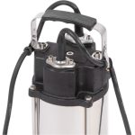 Elektromos búvárszivattyú, Strend Pro SCV1100, fekete/ezüst, 1100 W, 8 m kábel, maximális emelőmagasság: 10 m, 375 l/perc, IPX8, szennyvízhez, úszókapcsolós, késes