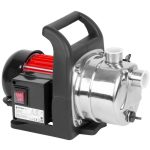 Elektromos kerti szivattyú, Strend Pro Garden MJP1000, szürke/fekete, 1000 W, 1,2 m kábel, maximális emelőmagasság: 44 m, 57 l/perc, tiszta és klóros vízhez, komplett készlet tömlőkkel és fúvókával