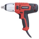 Elektromos ütvecsavarozó, Worcraft IW-500, piros/fekete/ezüst, 450 W, 400 Nm, 230 V, 0-3300 fordulat/perc, 0-3300 ütés/perc