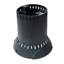   Alsó garat darálóhoz, Strend Pro Garden, sötétszürke, gabona és szemestermény adagolásához, tartozék