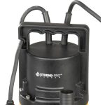 Elektromos iszapszivattyú, Strend Pro Garden ZSPW400-D, sárga/fekete, 400 W, 10 m kábel, maximális emelőmagasság: 5 m, 133 l/perc, szennyvízhez, úszókapcsolós, 35 mm szemcseméretig
