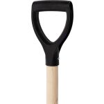 Ásó, Strend Pro Garden S592.WH, egyenes fej, szürke, acél fej, fa nyél, D markolat