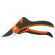 Metszőolló, Strend Pro Premium 3158B, fekete/narancssárga, 210 mm, műanyag test, acél penge, maximum 20 mm átmérő