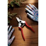 Metszőolló, Strend Pro Premium 3103A-2, piros, 200 mm, alumínium test, szénacél penge, maximum 20 mm átmérő