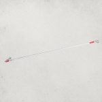 Ágvágó olló, Strend Pro Premium 3146B-3, ezüst, rúddal, 210 cm, 180°-ban forgatható, acél nyél, acél penge