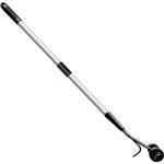 Kerti gyomeltávolító, Aquacraft 380910, ezüst, alumínium nyél, acél kés, műanyag görgők, padlólap és járdalap fugaközökhöz