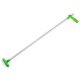 Kézi szemétszedő, Strend Pro Premium, ezüst, 100 cm, alumínium nyél, acél tüskék, hajlás nélkül használható, kerti és közterületi szemétszedéshez