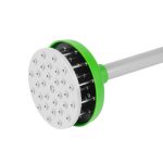 Kézi szemétszedő, Strend Pro Premium, ezüst, 100 cm, alumínium nyél, acél tüskék, hajlás nélkül használható, kerti és közterületi szemétszedéshez