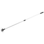 Kerti gyomeltávolító, Strend Pro Premium, ezüst, 135 cm, alumínium nyél, dupla fej, acél kés, gereblye, teleszkópos, járda, térkő és autóbehajtó fugaközökhöz