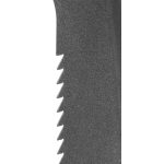 Ásó, Strend Pro Garden Prémium ErgoBULL, 115 cm, keskeny fej, szürke/fekete, acél fej, üvegszálas nyél, D markolat, fogazott él, vízelvezető kialakítás, csatornázó