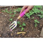 Kerti szerszámkészlet, Strend Pro Garden Ladies Line, 3 db, virágmintás, 1 gereblye, 1 lapát, 1 villa