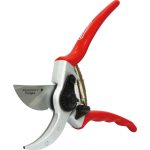 Metszőolló, Aquacraft 330500, piros, alumínium test, acél penge, maximum 25 mm átmérő, övtáskával