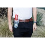 Metszőolló, Aquacraft 330550, piros, alumínium test, acél penge, övtáskával