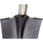 Ásó, Strend Pro Premium RedShark, 115 cm, egyenes fej, fekete/piros, acél fej, üvegszálas nyél, D markolat, fogazott él, bordázott