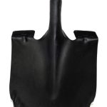 Ásó, Strend Pro Premium RedShark, 115 cm, hegyes fej, fekete, acél fej, fa nyél, D markolat, fogazott él, bordázott