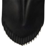 Ásó, Strend Pro Premium RedShark, 115 cm, hegyes fej, fekete, acél fej, fa nyél, D markolat, fogazott él, bordázott