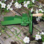 Kézi fű- és csalándaráló, RP 03, zöld, átmérő: 27 cm, háromkéses, állítható vágáshossz 3–9 mm, fogaskerekes adagoló