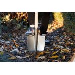 Ásó, Strend Pro Garden S506.WH, hegyes fej, szürke, acél fej, fa nyél, T markolat