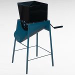 Kézi zöldségdaráló, Fed 601, kék/fekete, 6,75 l, 53 x 36 x 79,5 cm, állványos, zöldségek szeleteléséhez