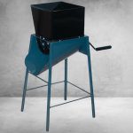 Kézi zöldségdaráló, Fed 601, kék/fekete, 6,75 l, 53 x 36 x 79,5 cm, állványos, zöldségek szeleteléséhez