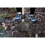 Ásó, Strend Pro Garden Gardex, hegyes fej, sötétszürke, edzett acél fej, fa nyél, D markolat