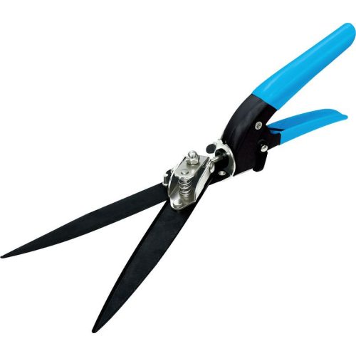 Sövényvágó olló, Aquacraft 350130, kék/fekete, 36,3 cm, műanyag nyél, acél penge, 90°-ban elforgatható